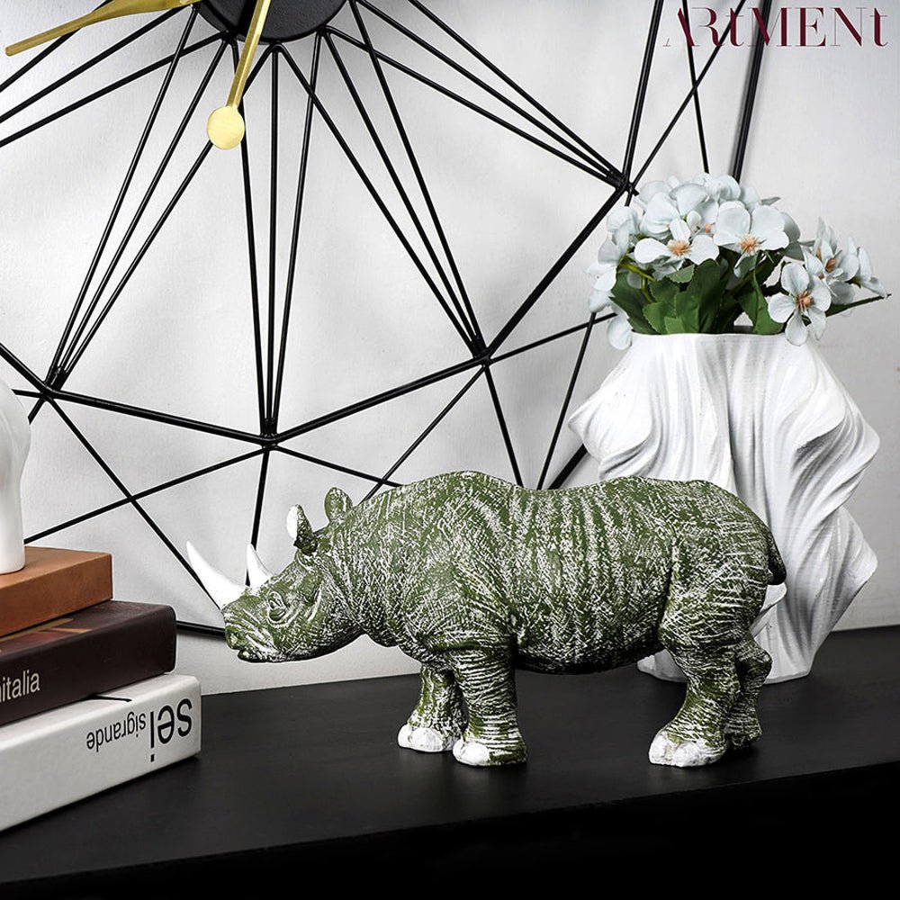 Rhinoceros Showpiece - Kreate- Showpieces