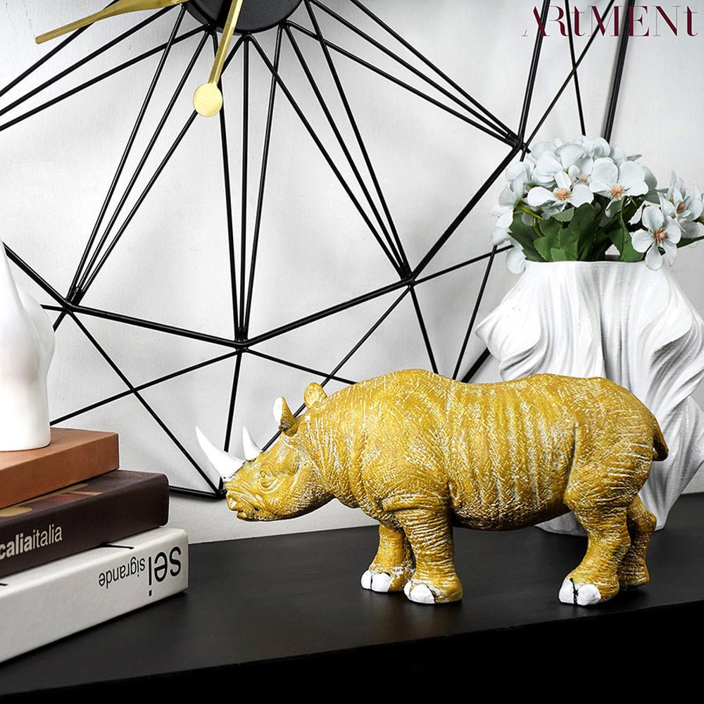 Rhinoceros Showpiece - Kreate- Showpieces