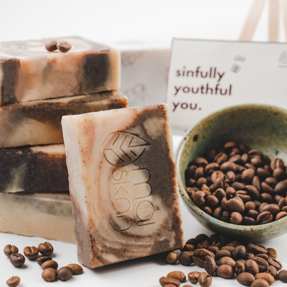 Richa Mocha Scrub Handmade Artisanal Soap (100g) - Kreate- Soaps