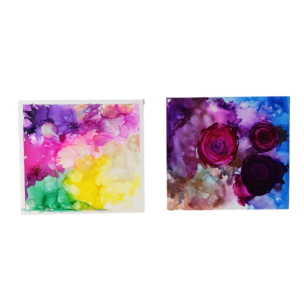 Ripples - Ink Painting (Set of 2) - Kreate- Painting