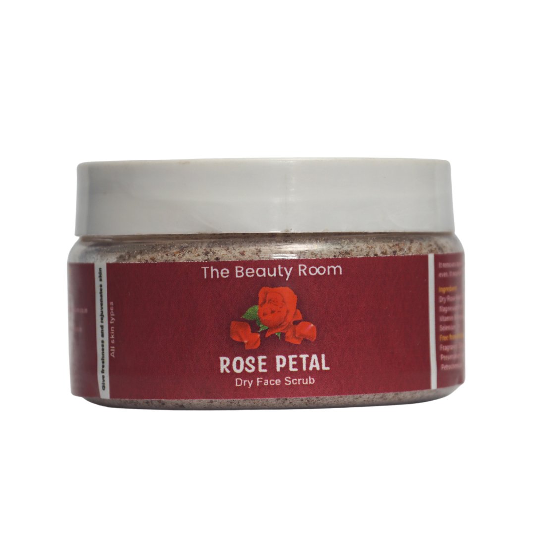 Rose Petal Dry Face Scrub - Kreate- Scrubs