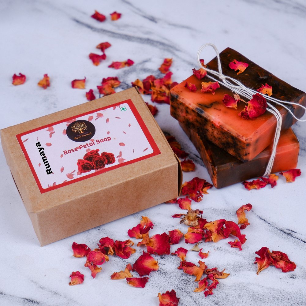 Rose Petal Soap (100g) - Kreate- Soaps