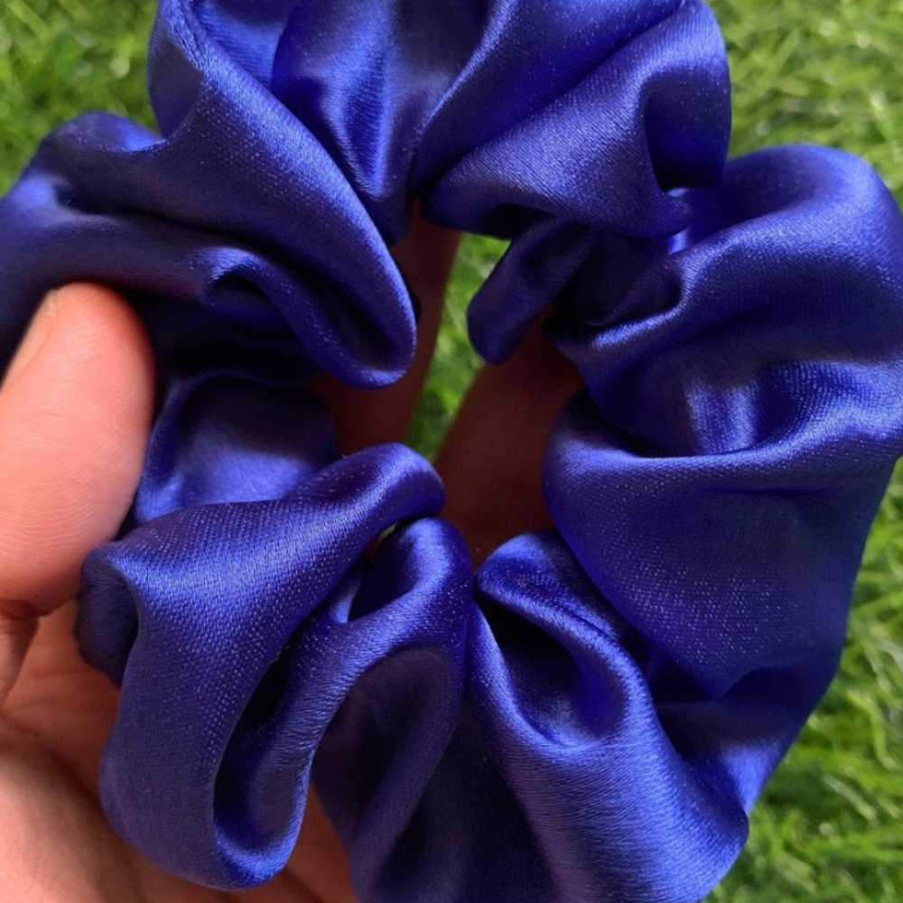 
                  
                    Royale Blue Scrunchies (Set of 4) - Kreate- Scrunchies
                  
                
