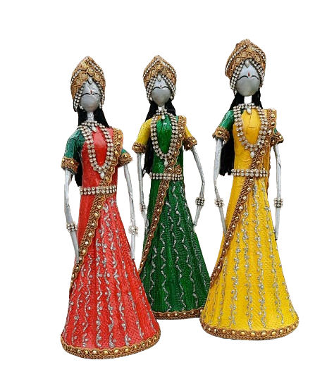 Hand Crafted Paper Quill Dolls