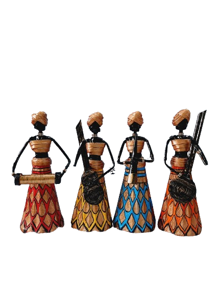 Hand Crafted Paper Quill Dolls