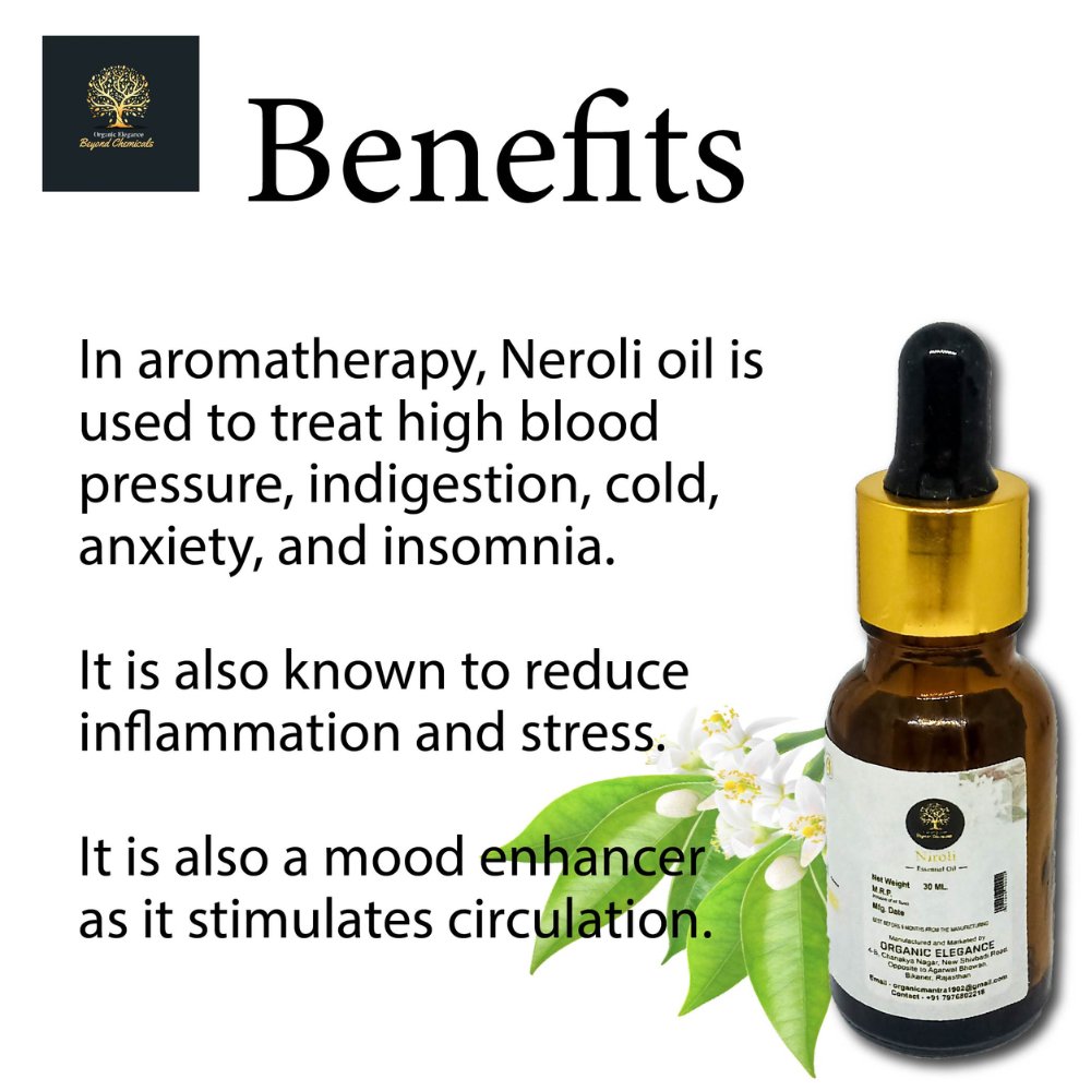 Rumaya Diluted Neroli Essential Oil (30ml) - Kreate- Face & Body Oils