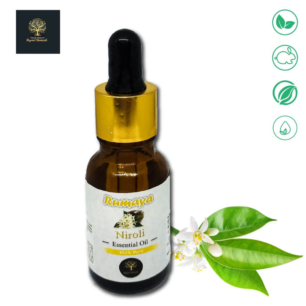 Rumaya Diluted Neroli Essential Oil (30ml) - Kreate- Face & Body Oils