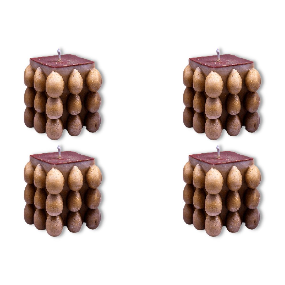 Rumaya Sandalwood Fragrance Candle - Kreate- Candles & Holders