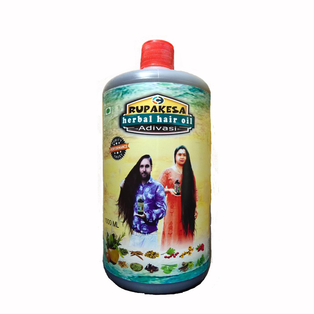 RupaKesa Adivasi Herbal Hair Oil (1 L) - Kreate- Hair Oil