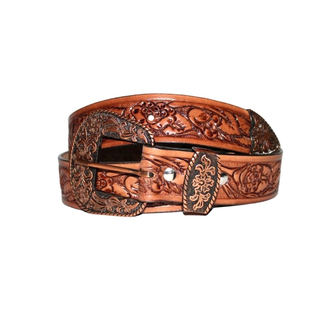 
                  
                    Saaz Handmade Leather Belt (Brown) - Kreate- Belts
                  
                