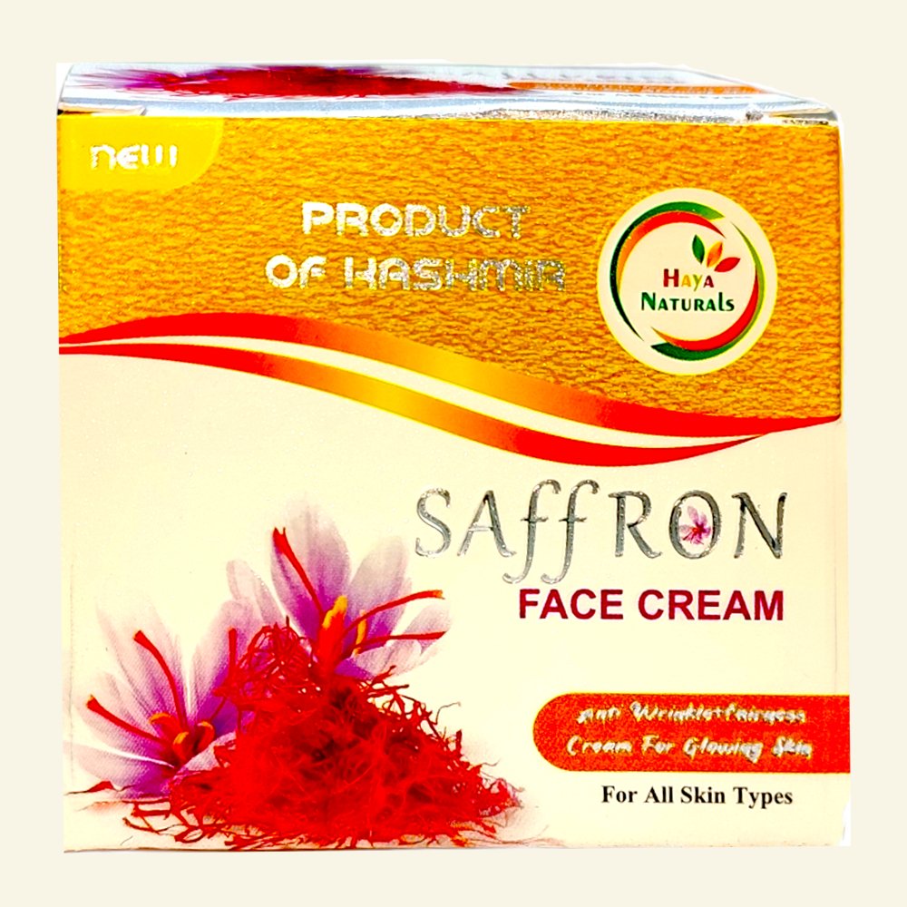 Saffron Cream (50g) - Kreate- Moisturizers & Lotions