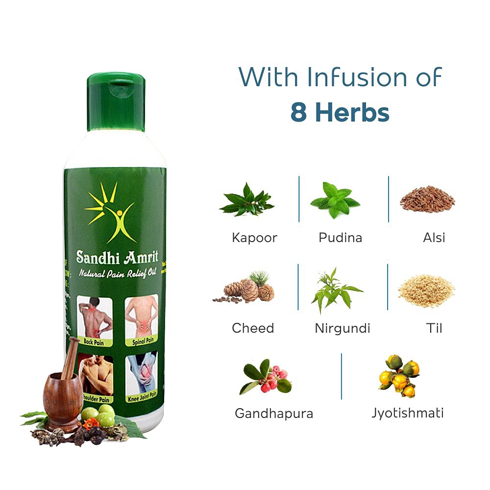 Sandhi Amrit Dhua Dhaar Pain Kill Oil - Kreate- Pain Relievers