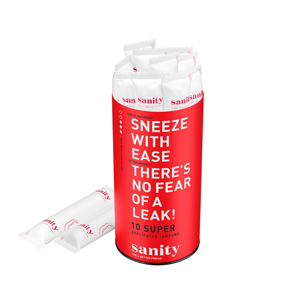 
                  
                    Sanity Super Applicator Tampons (Pack of 10) - Kreate- Tampons
                  
                