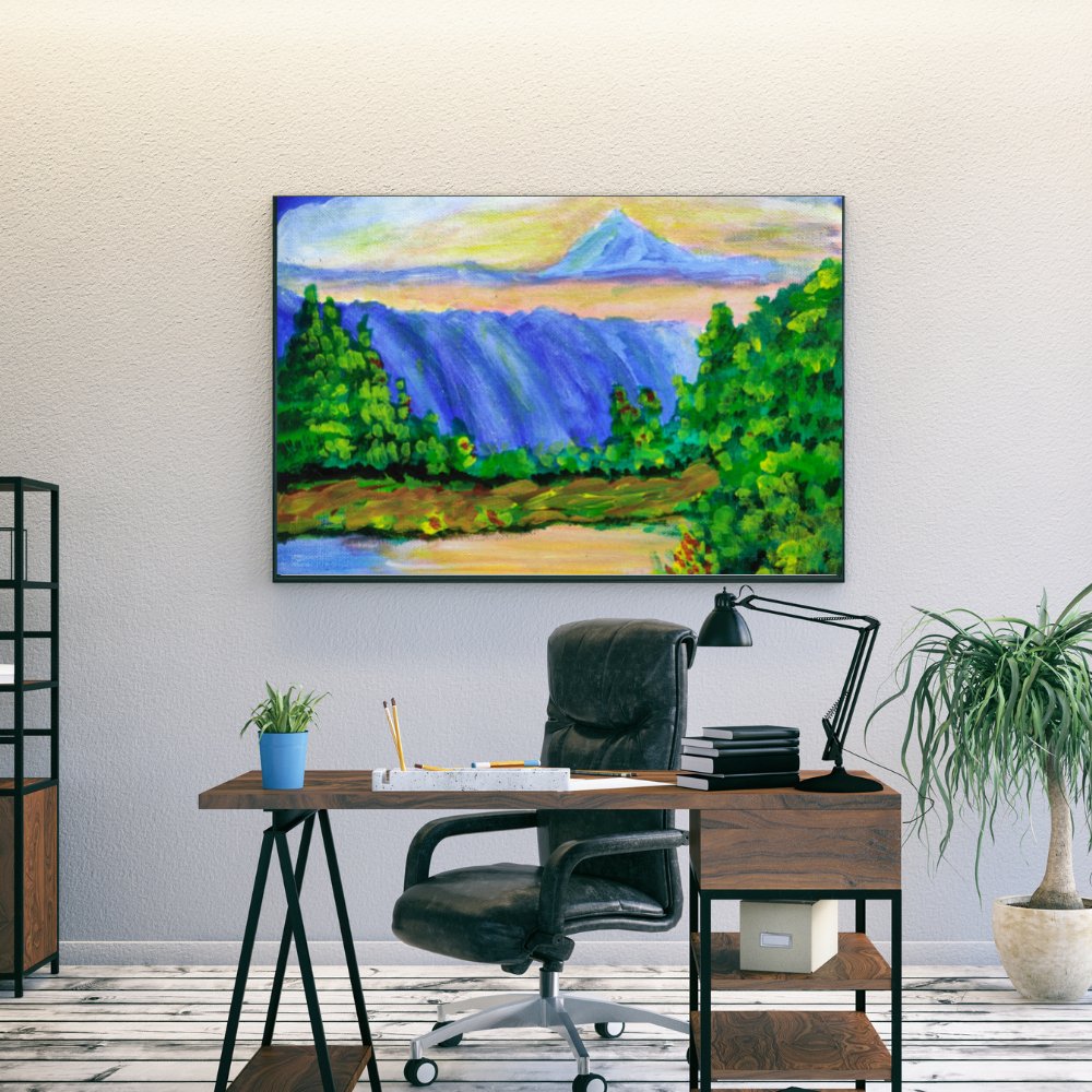 Scenery Acrylic Painting - Kreate- Painting