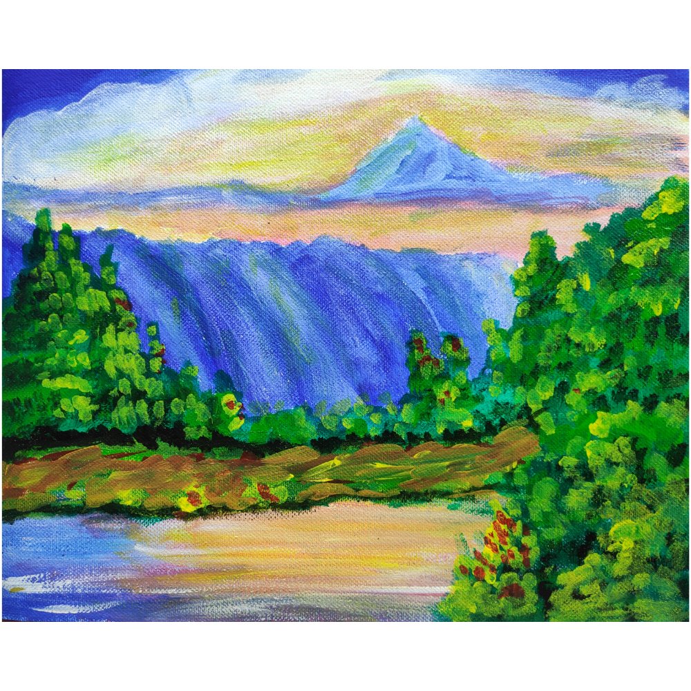 Scenery Acrylic Painting - Kreate- Painting