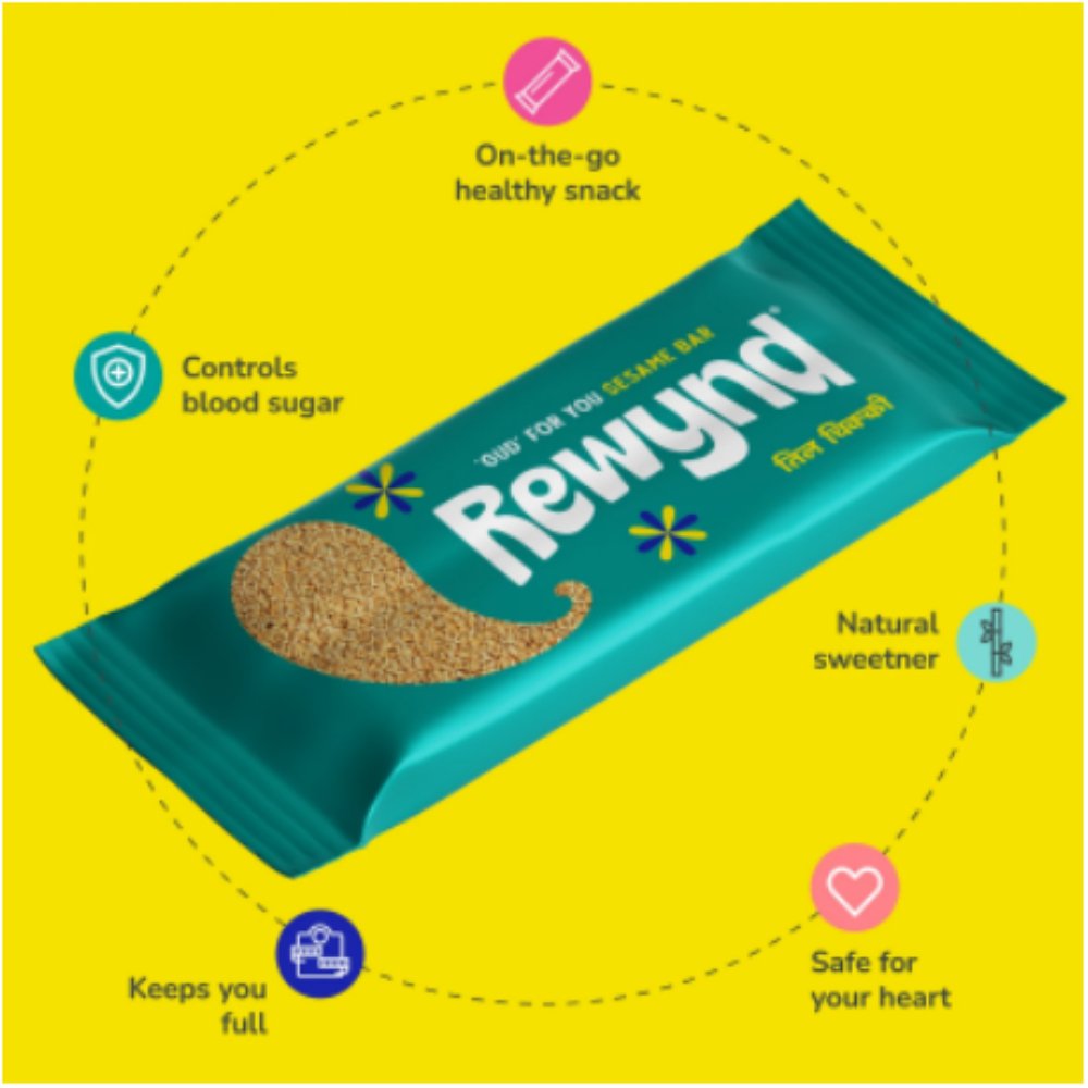 Sesame Chikki (Pack of 6) - Kreate- Munchies