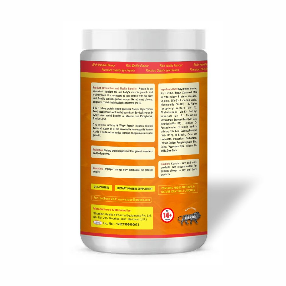 Shape99 Soy Protein (500g) - Kreate- Protein Bars & Powders