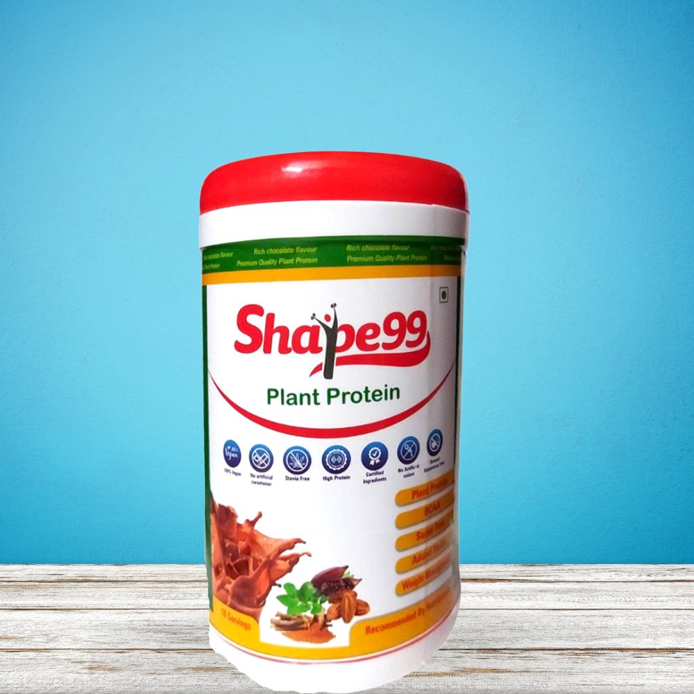 Shape99 Vegan Plant Protein Powder (500 g) - Kreate- Protein Bars & Powders