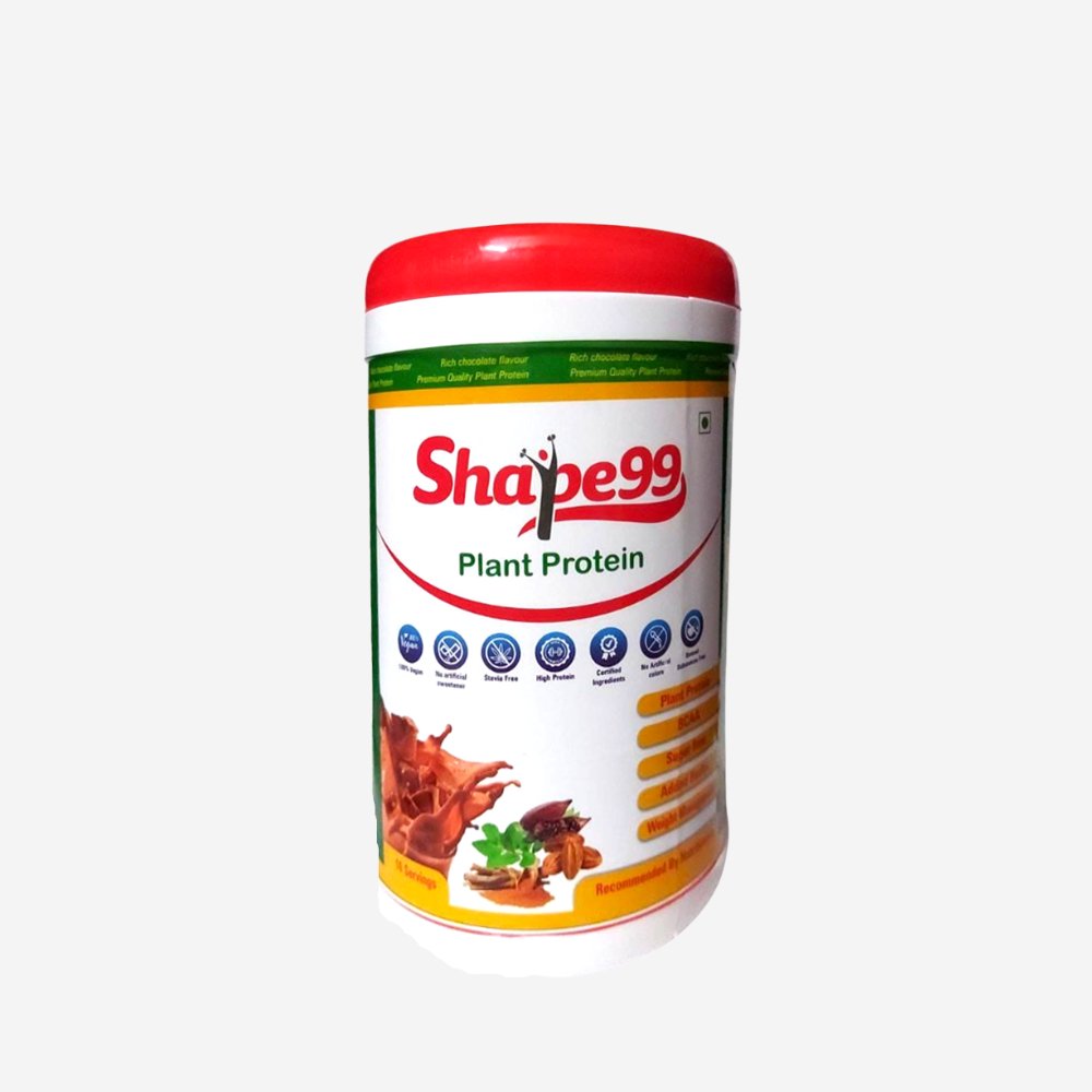Shape99 Vegan Plant Protein Powder (500 g) - Kreate- Protein Bars & Powders