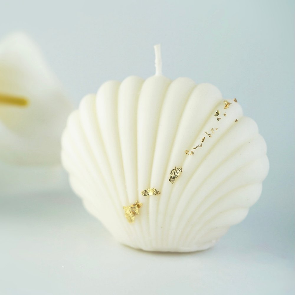 Shell Candle - Kreate- Candles & Holders