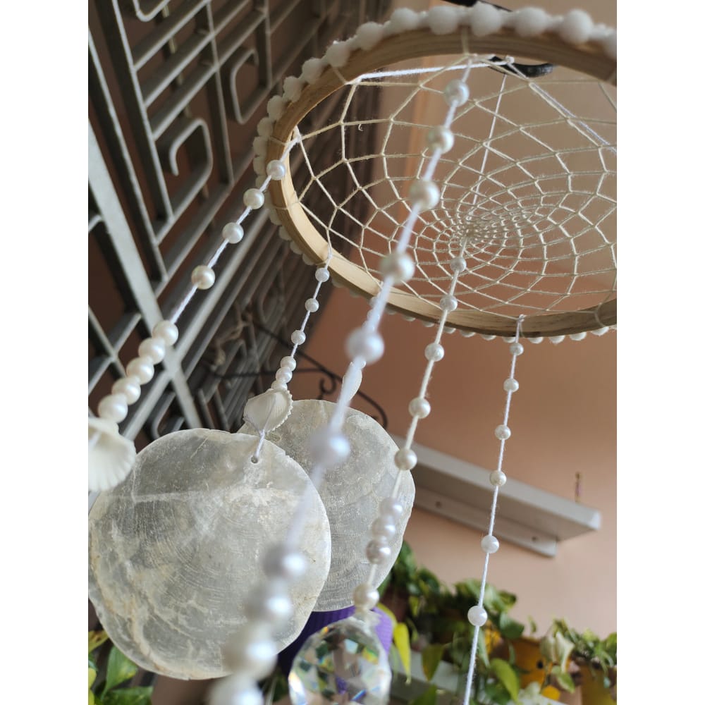 Shell N Crystal Windchime - Kreate- Home Decor