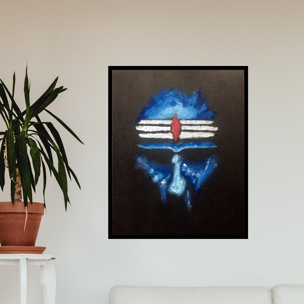 Shiva: The Abstract Figure - Kreate- Paintings