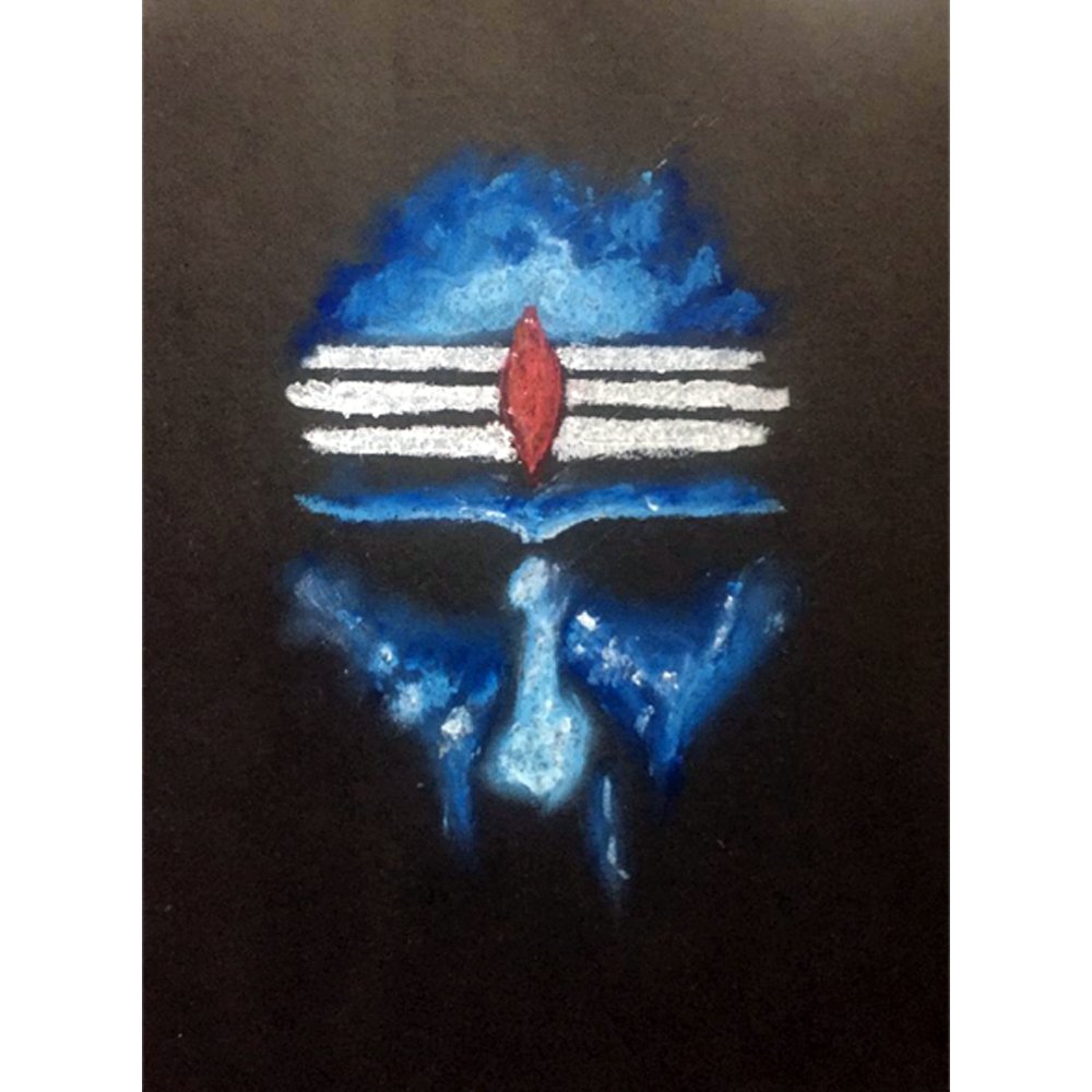 Shiva: The Abstract Figure - Kreate- Paintings