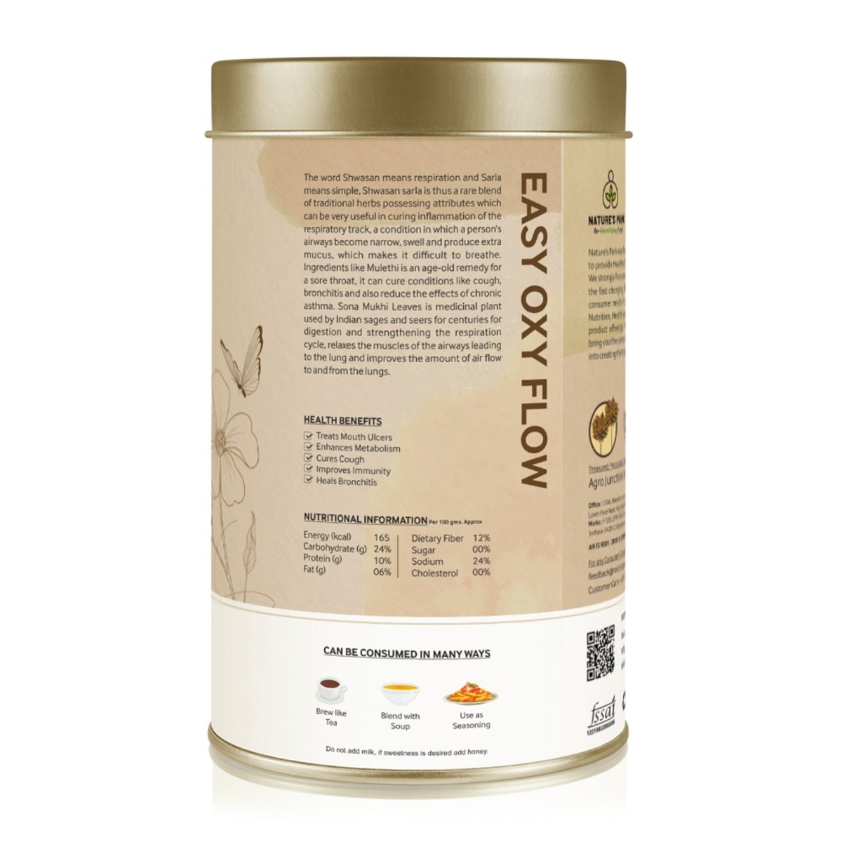 Shwasan Sarla - Easy Oxy Flow (125g) - Kreate- Immunity Boosters