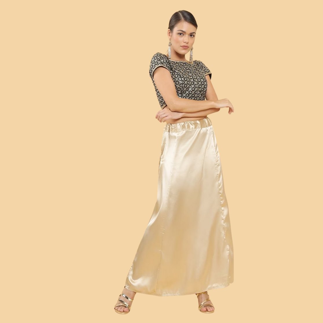 Silk Petticoat/Shapewear for Women - Kreate- Bottomwear