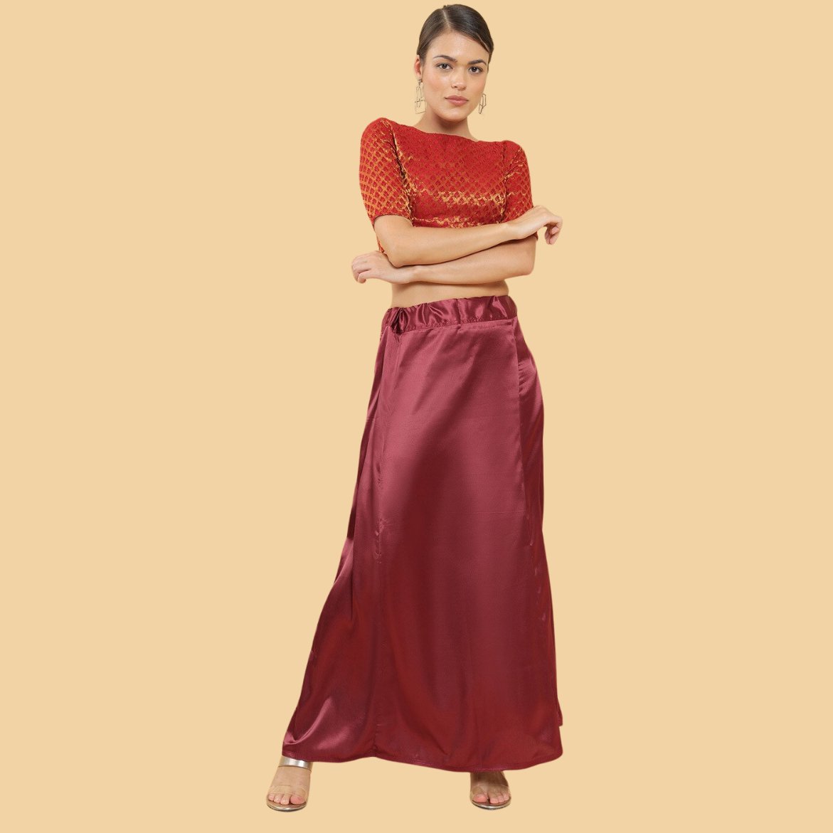 Silk Petticoat/Shapewear for Women - Kreate- Bottomwear