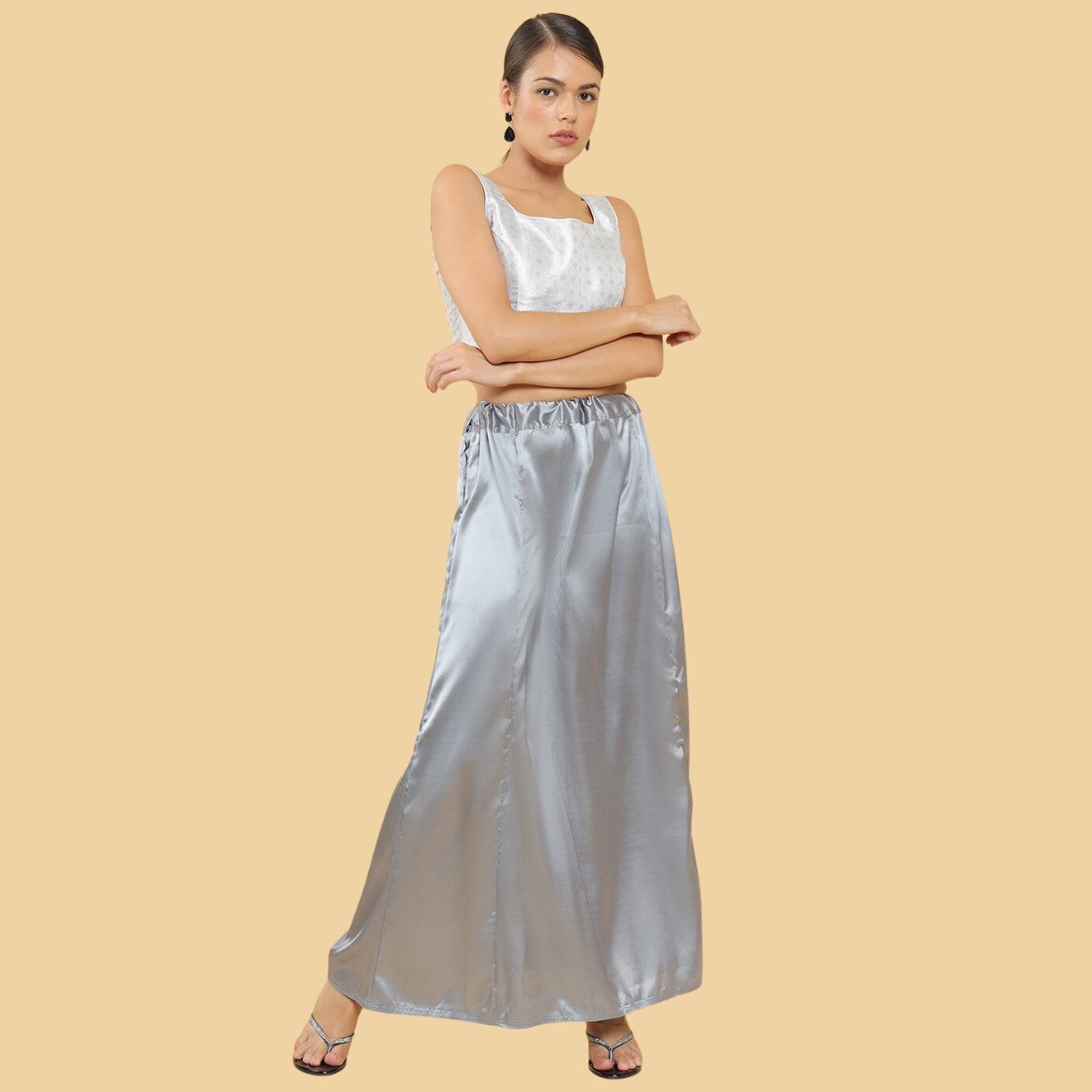Silk Petticoat/Shapewear for Women - Kreate- Bottomwear