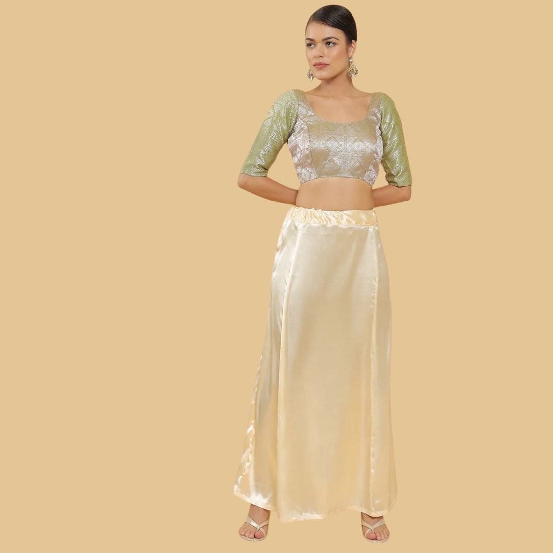 Silk Petticoat/Shapewear for Women - Kreate- Bottomwear