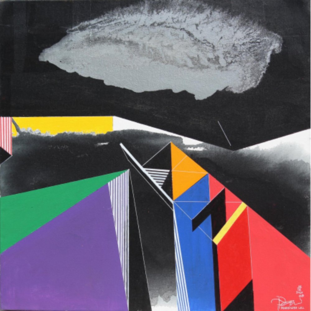 Silver Cloud Acrylic on Canvas Painting - Kreate- Painting