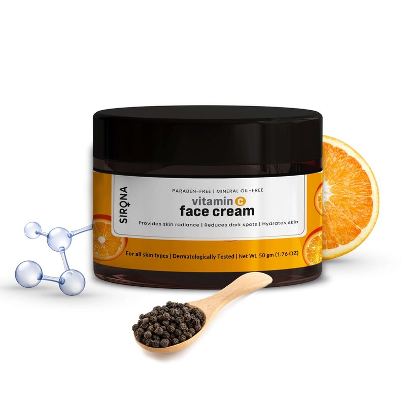 Sirona Vitamin C Face Cream (50g) - Kreate- Moisturizers & Lotions