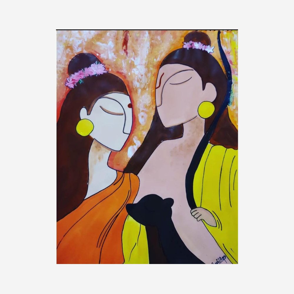 Siya Ram Painting - Kreate- Painting