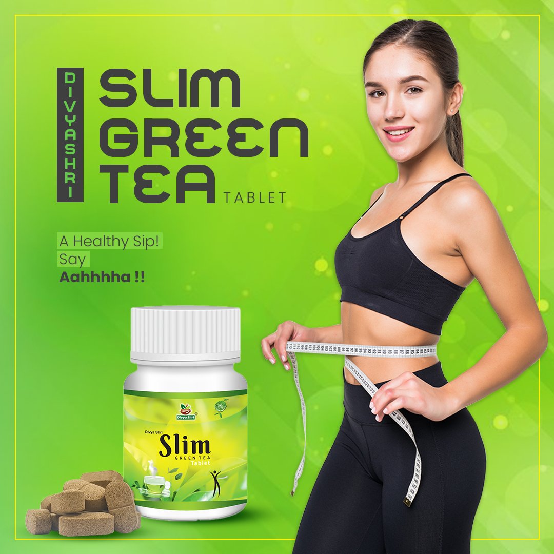 Slim Tea Tablets with Green Tea & Herbs-200g - Kreate- Tea