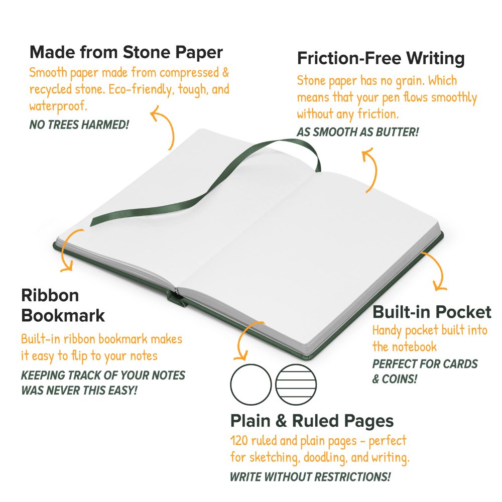 Smart Notebook with Erasable Pen (A5) - Kreate- Notebooks & Diaries
