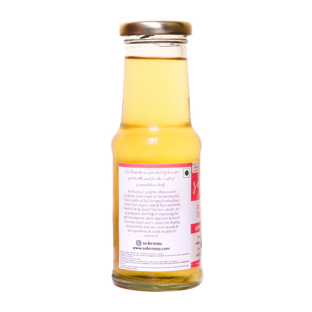 
                  
                    So Fermata Artisanal Kombucha, Fermented Tea, Apple Cinnamon (200ml ) - Kreate- Kombucha
                  
                