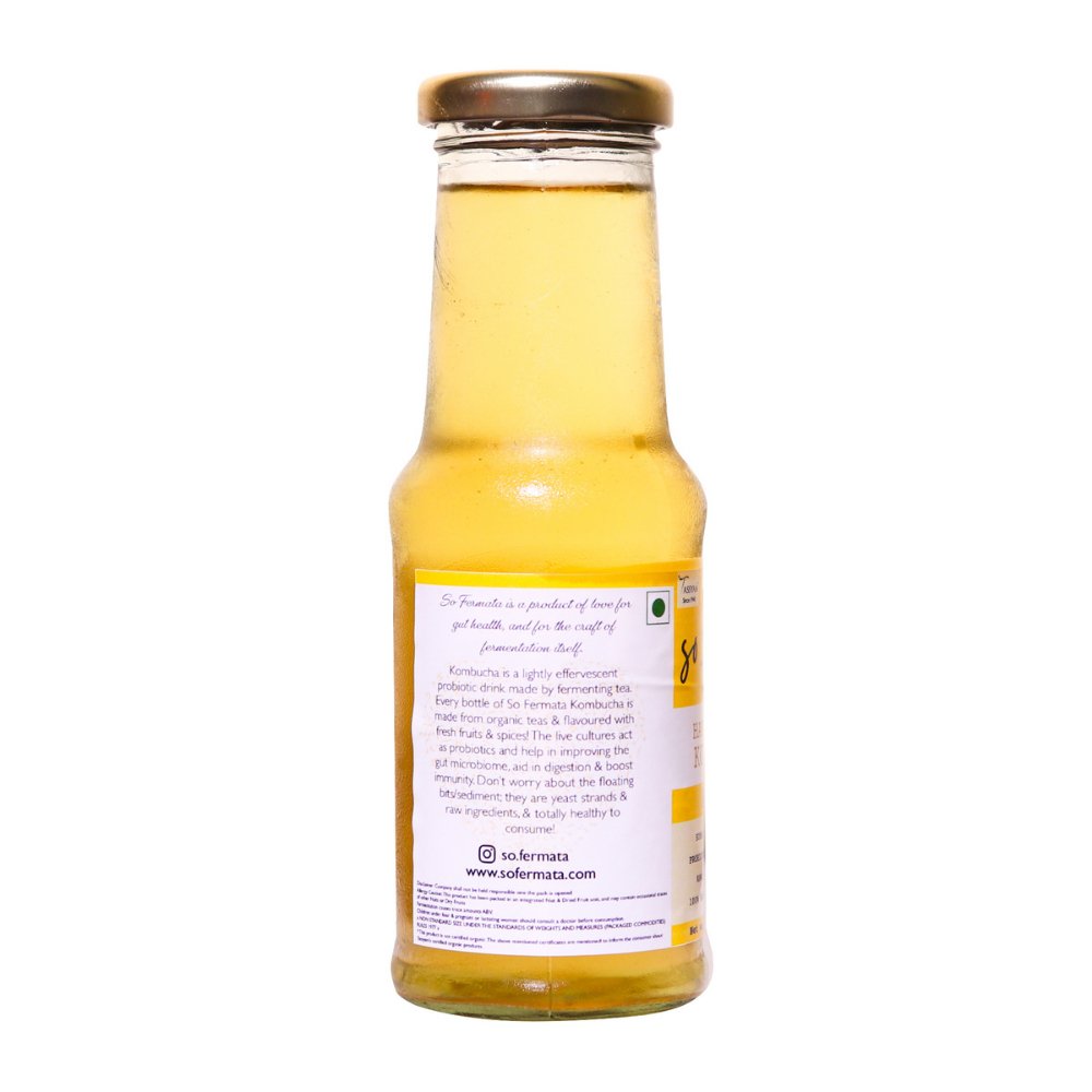 So Fermata Artisanal Kombucha, Fermented Tea, Mango (200ml) - Kreate- Kombucha