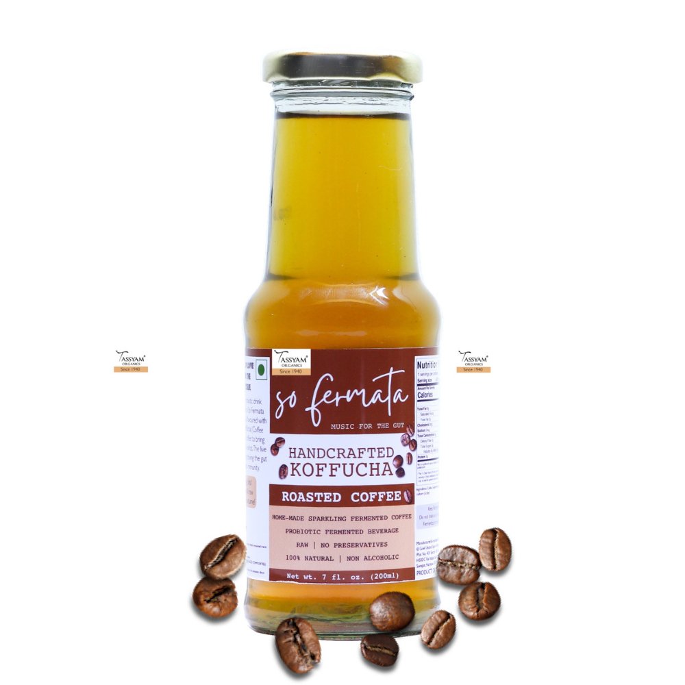 So Fermata Artisanal Kombucha, Koffucha (200ml) - Kreate- Kombucha
