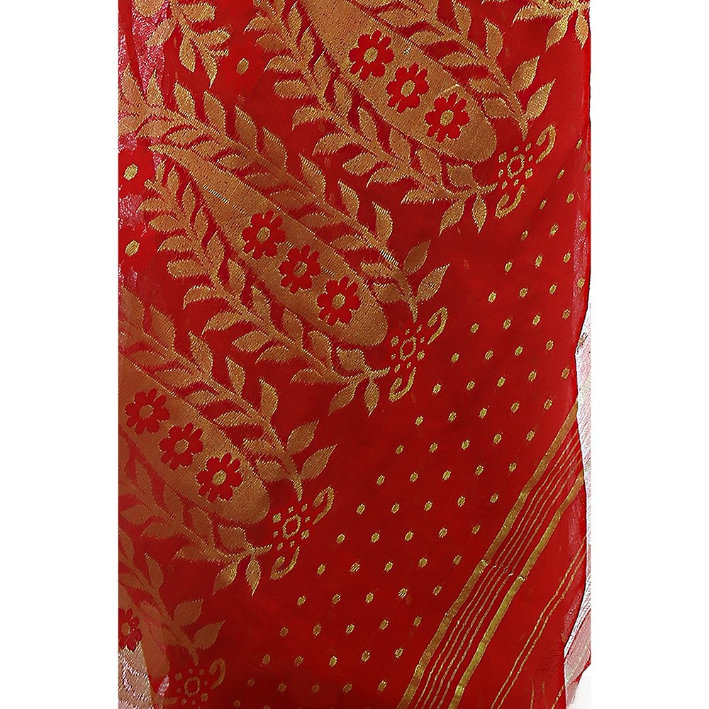 
                  
                    Soft Cotton Silk Dhakai Jamdani Saree - Kreate- Sarees & Blouses
                  
                
