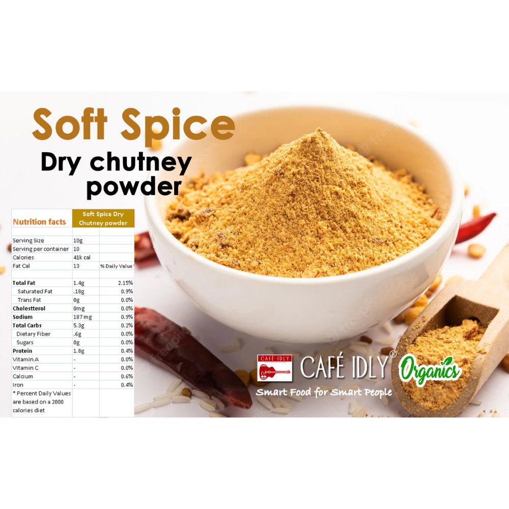 
                  
                    Soft Spice Chutney Powder (200g) - Kreate- Chutneys & Pudi
                  
                