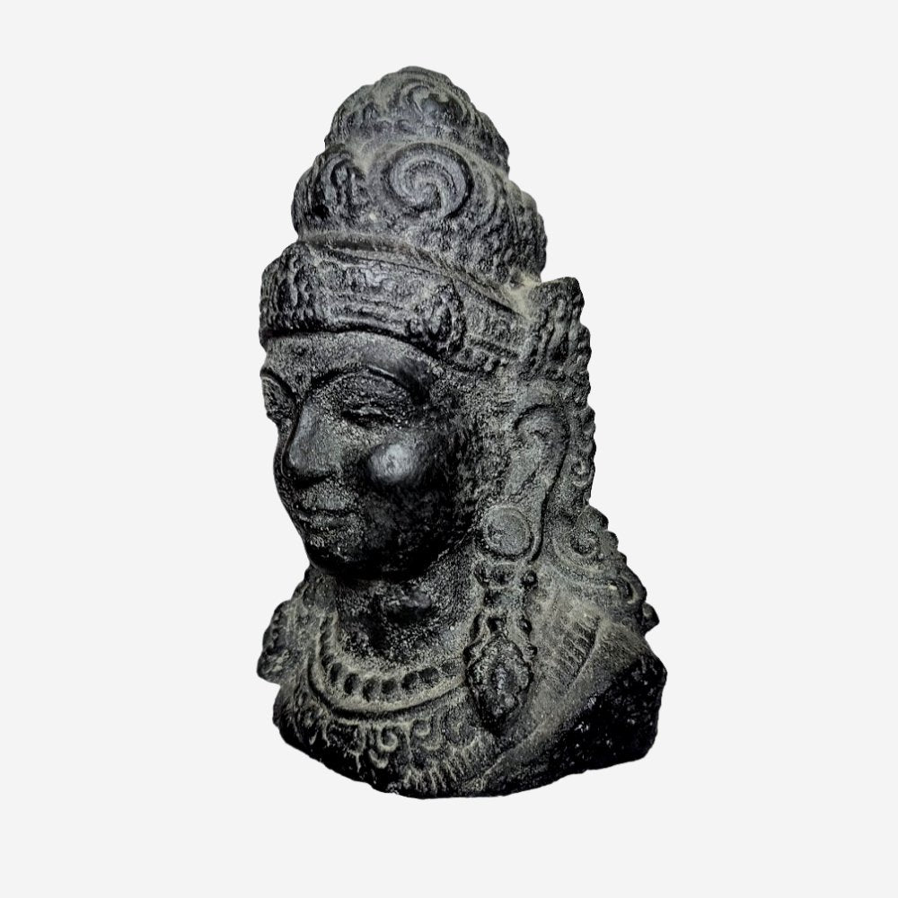 Solid Stone Bust Lord Shiva Sculpture - Kreate- Showpieces
