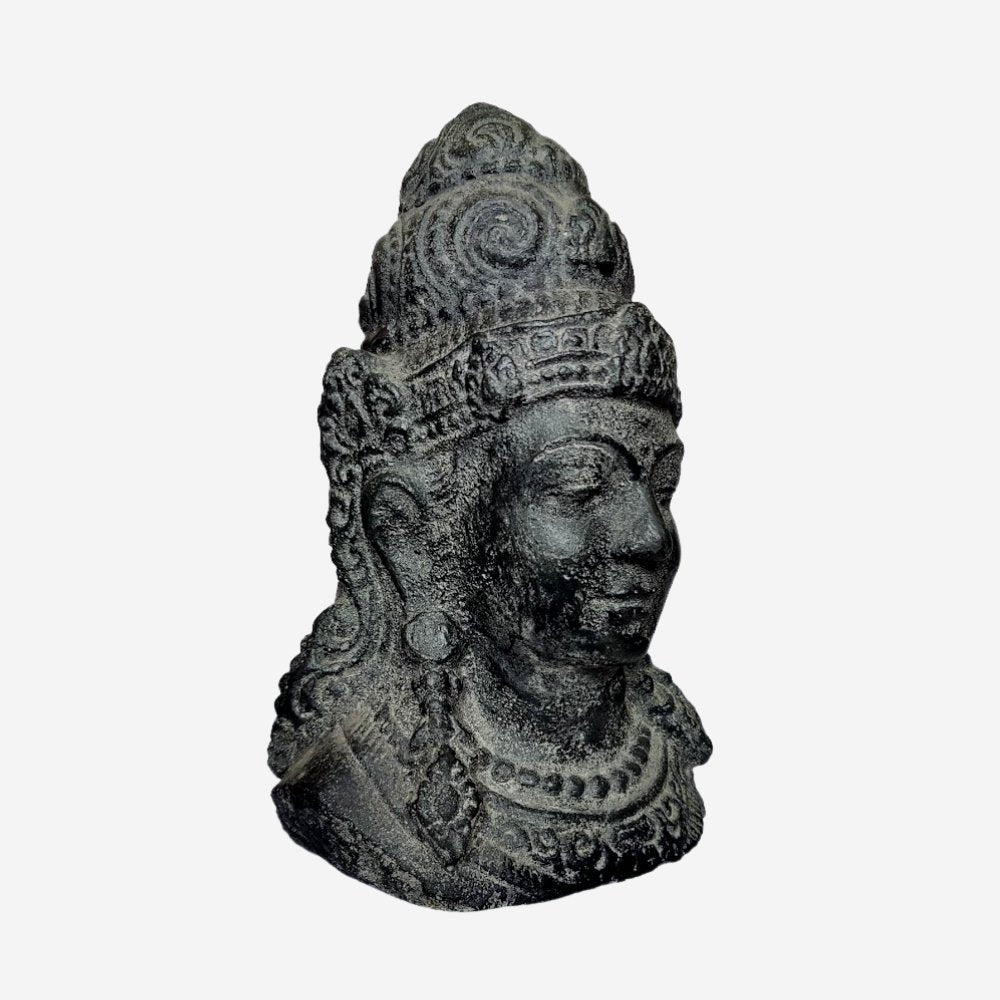 Solid Stone Bust Lord Shiva Sculpture - Kreate- Showpieces