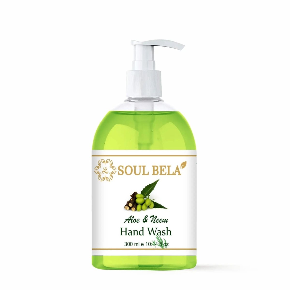 Soul Bela Aloe & Neem Hand Wash (300ml) - Kreate- Mani & Pedi