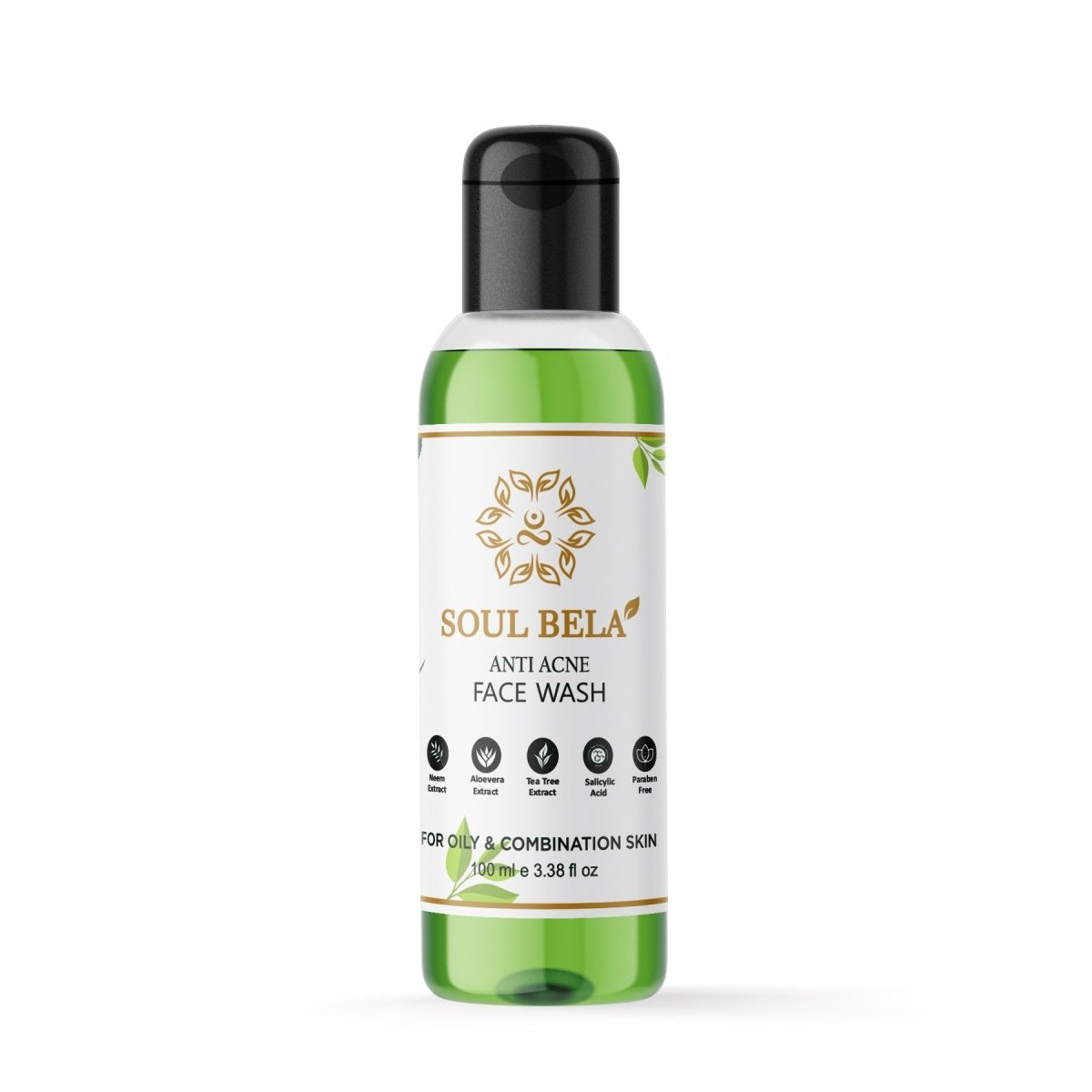 Soul Bela Oil Control Anti Acne Face Wash (100ml) - Kreate- Face Wash