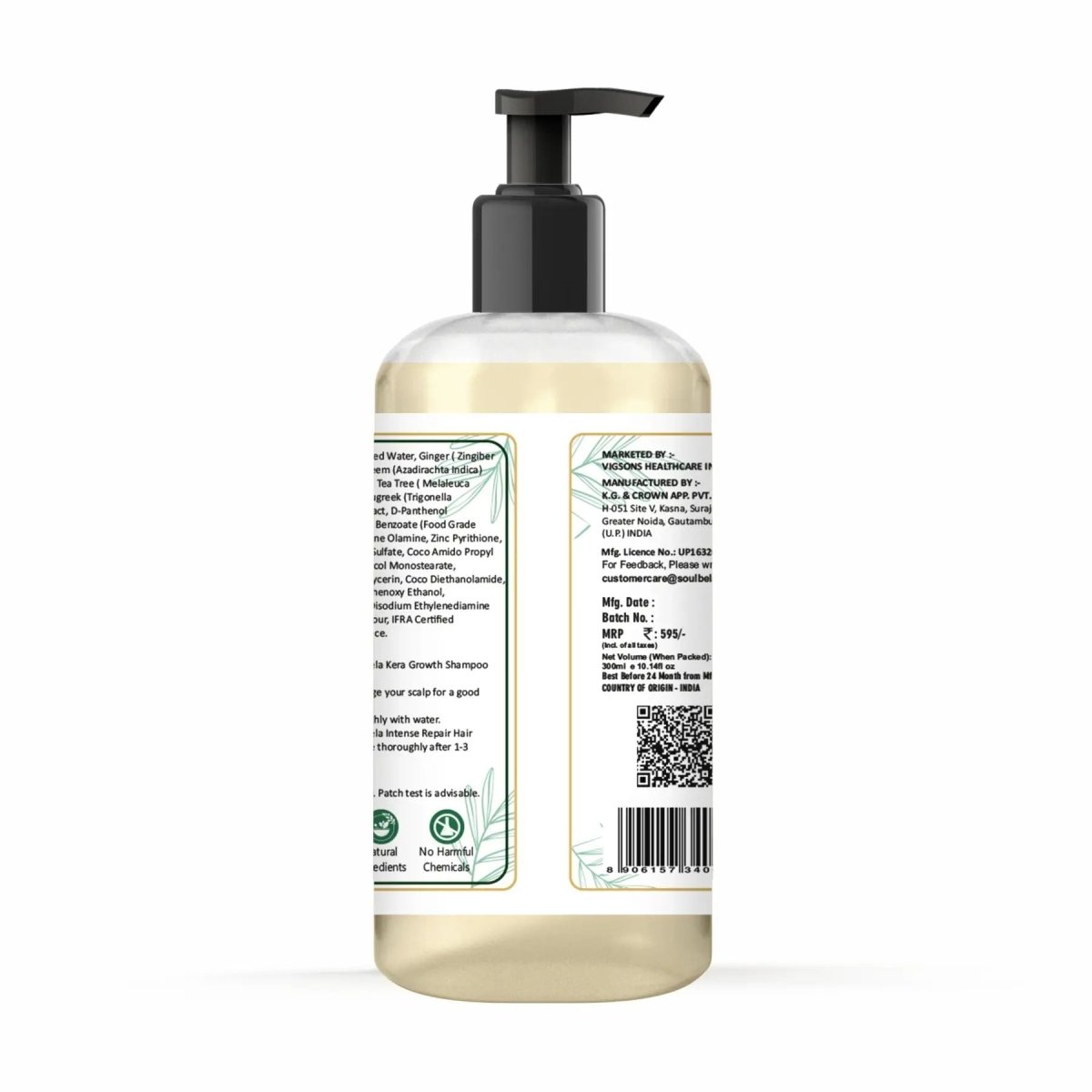 
                  
                    Soul Bela Tea Tree & Ginger Anti-Dandruff Shampoo (300ml) - Kreate- Shampoos
                  
                