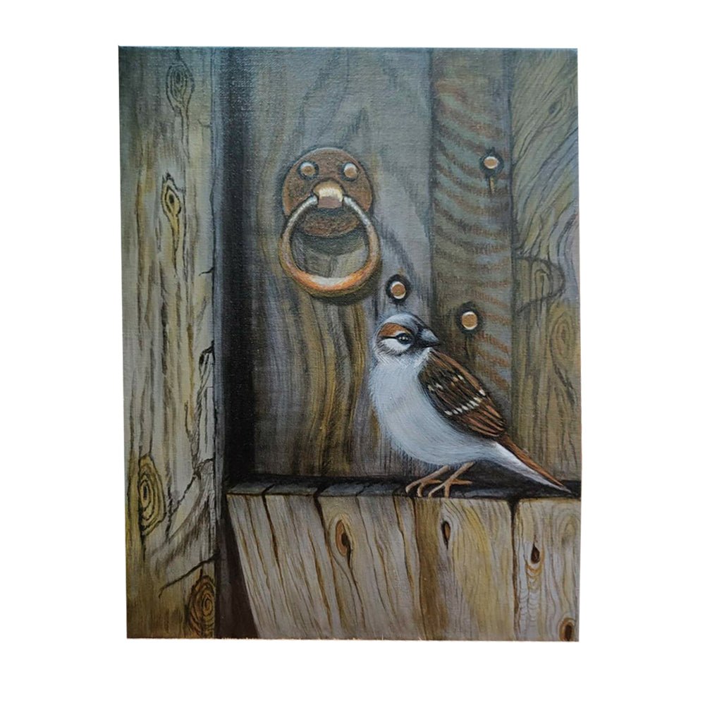 Sparrow on the Window - Kreate- Wall Decor