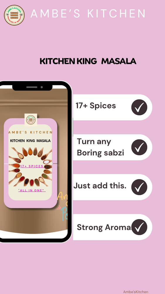 
                  
                    Kitchen King Masala-17+ Spices Chemical Free, Freshly Grounded
                  
                