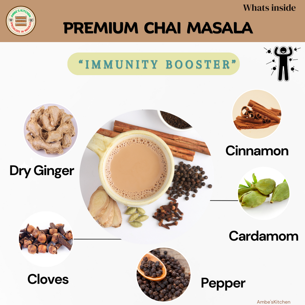 
                  
                    Premium Chai Masala-Immunity Booster, Additives free Tea Masala
                  
                